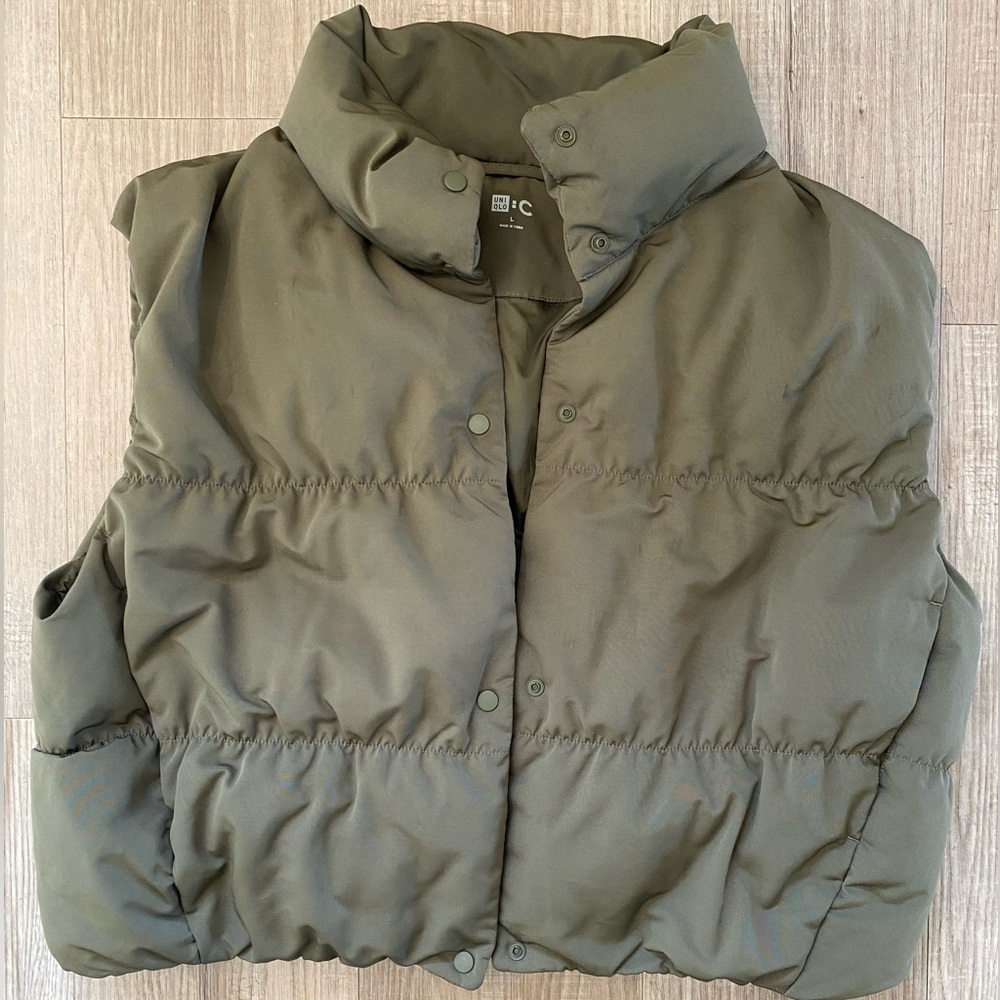 Uniqlo:C Olive Green Puffer Vest